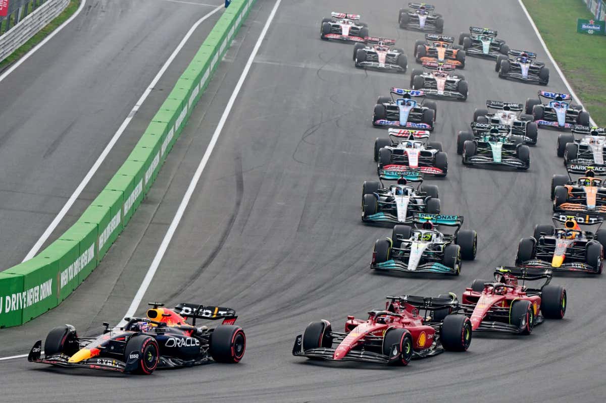 The Dutch Formula 1 Grand Prix at the Zandvoort circuit in September 2022